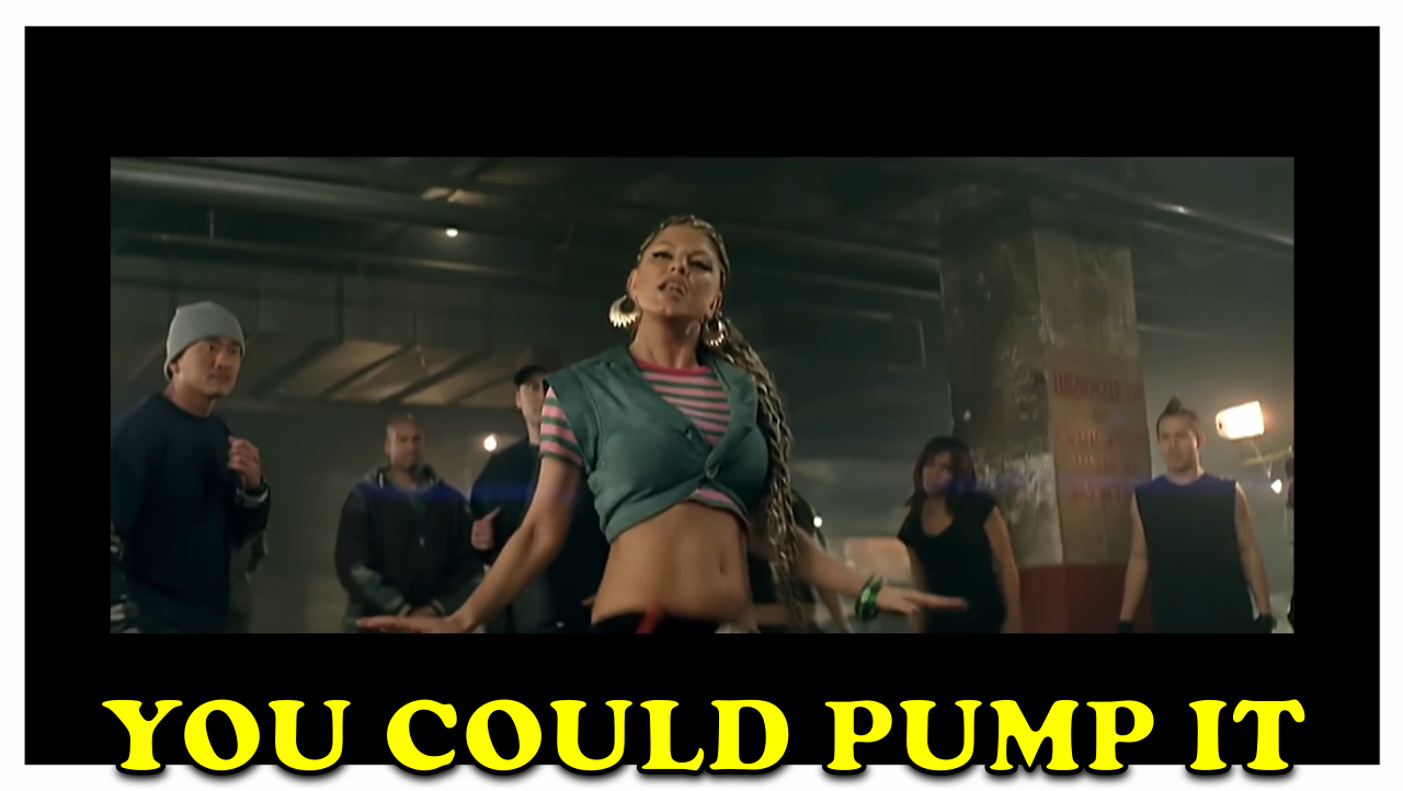 The Black Eyed Peas - Pump it<br />
Guns n' Roses - You could be mine